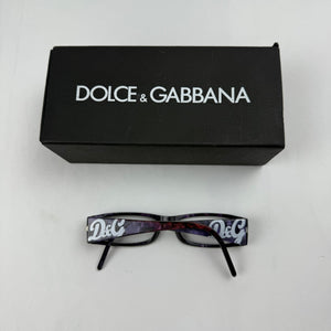 Purple 2000s logo office glasses