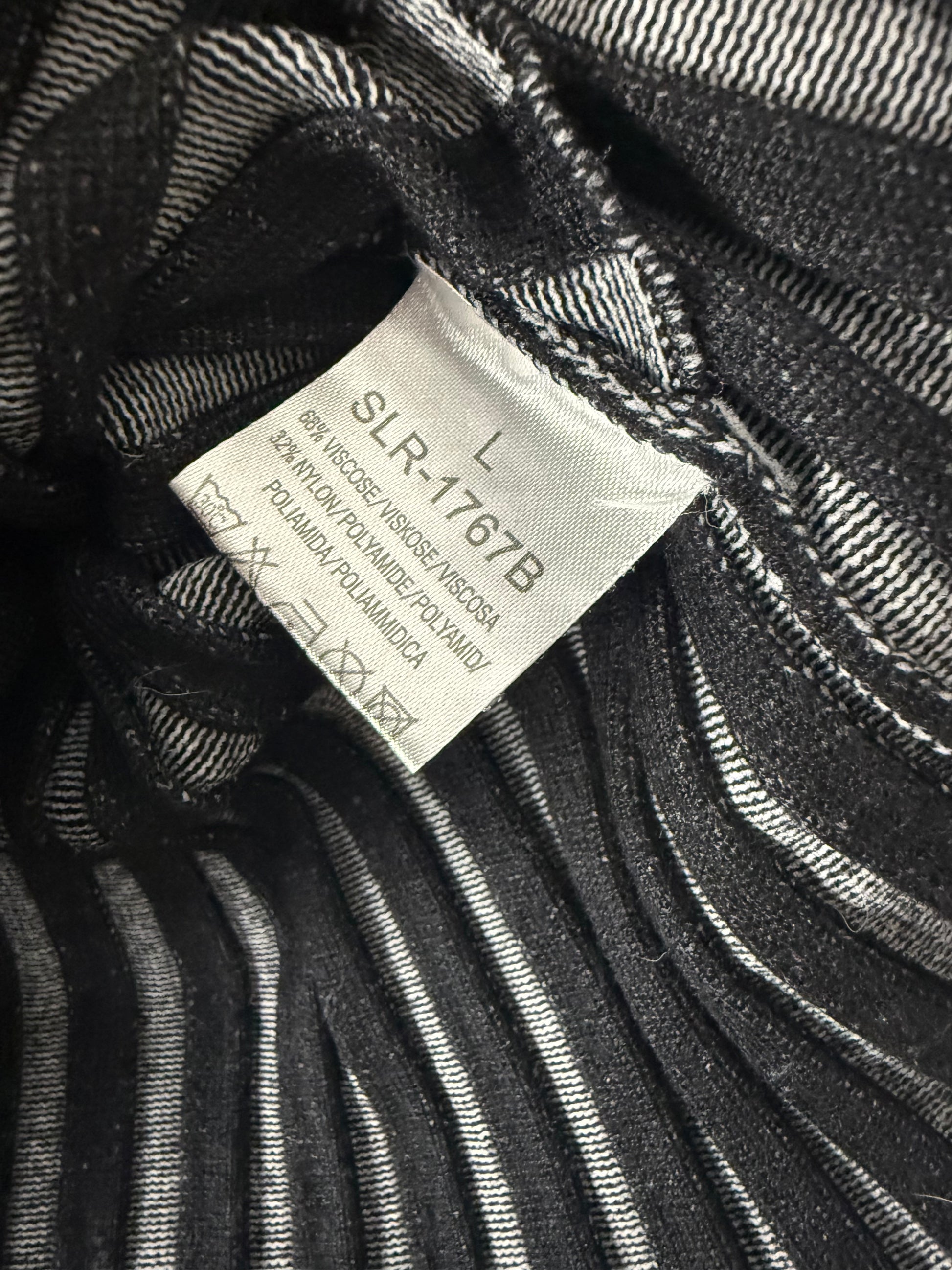 Black ribbed tight fit wrap cardigan  jumper (M/L)