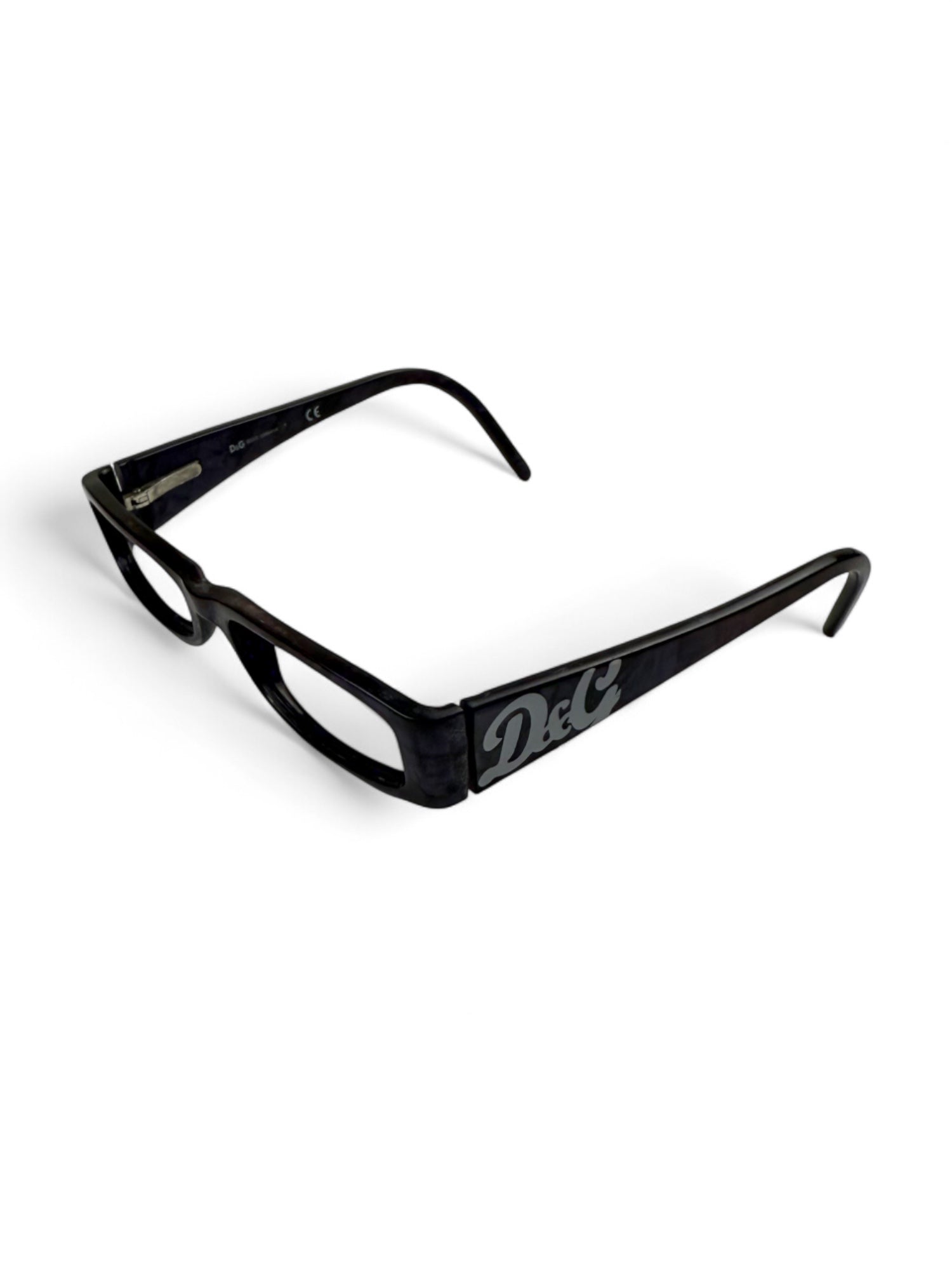 Purple 2000s logo office glasses