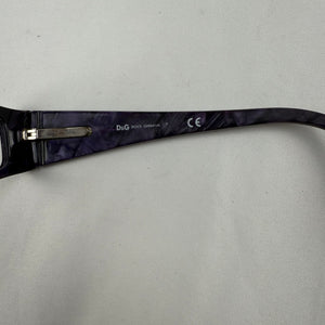 Purple 2000s logo office glasses