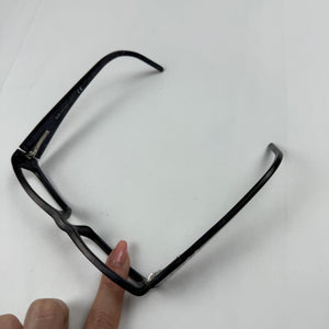 Purple 2000s logo office glasses