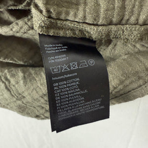 Khaki 100% cotton cami top (XS/S)