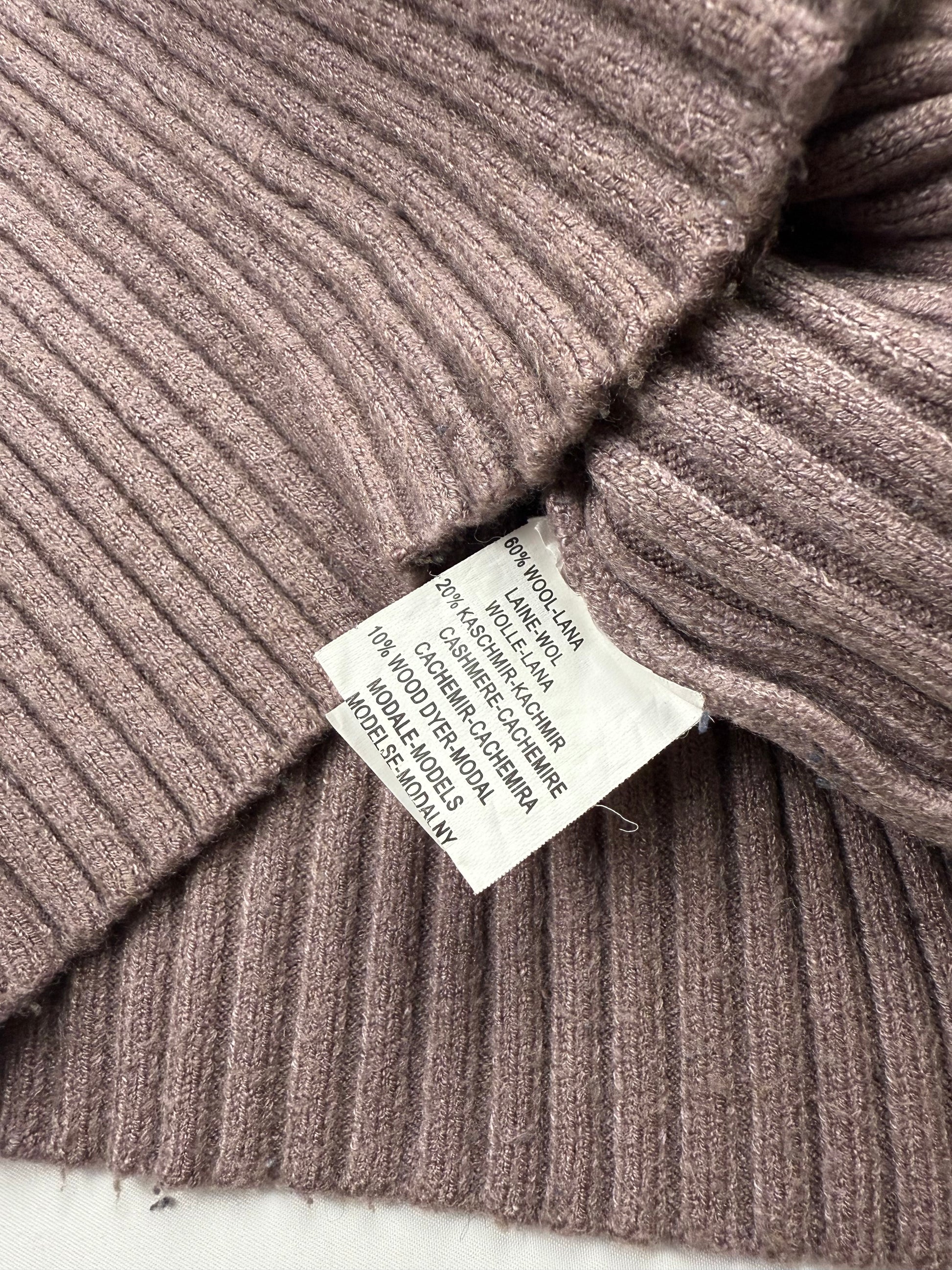 Cashmere & wool turtleneck jumper (S)