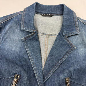 Blue denim office jacket (M)