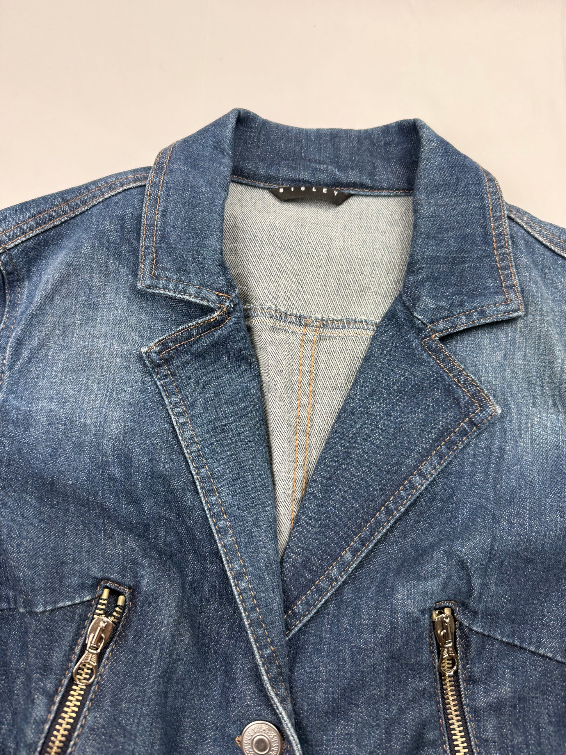 Blue denim office jacket (M)
