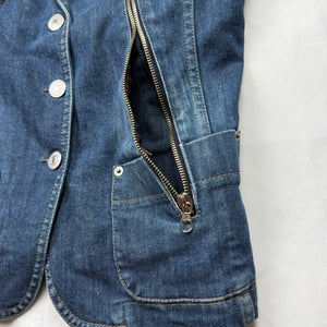 Blue denim office jacket (M)