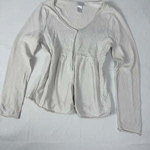 White cotton cardigan  jumper (M/L)