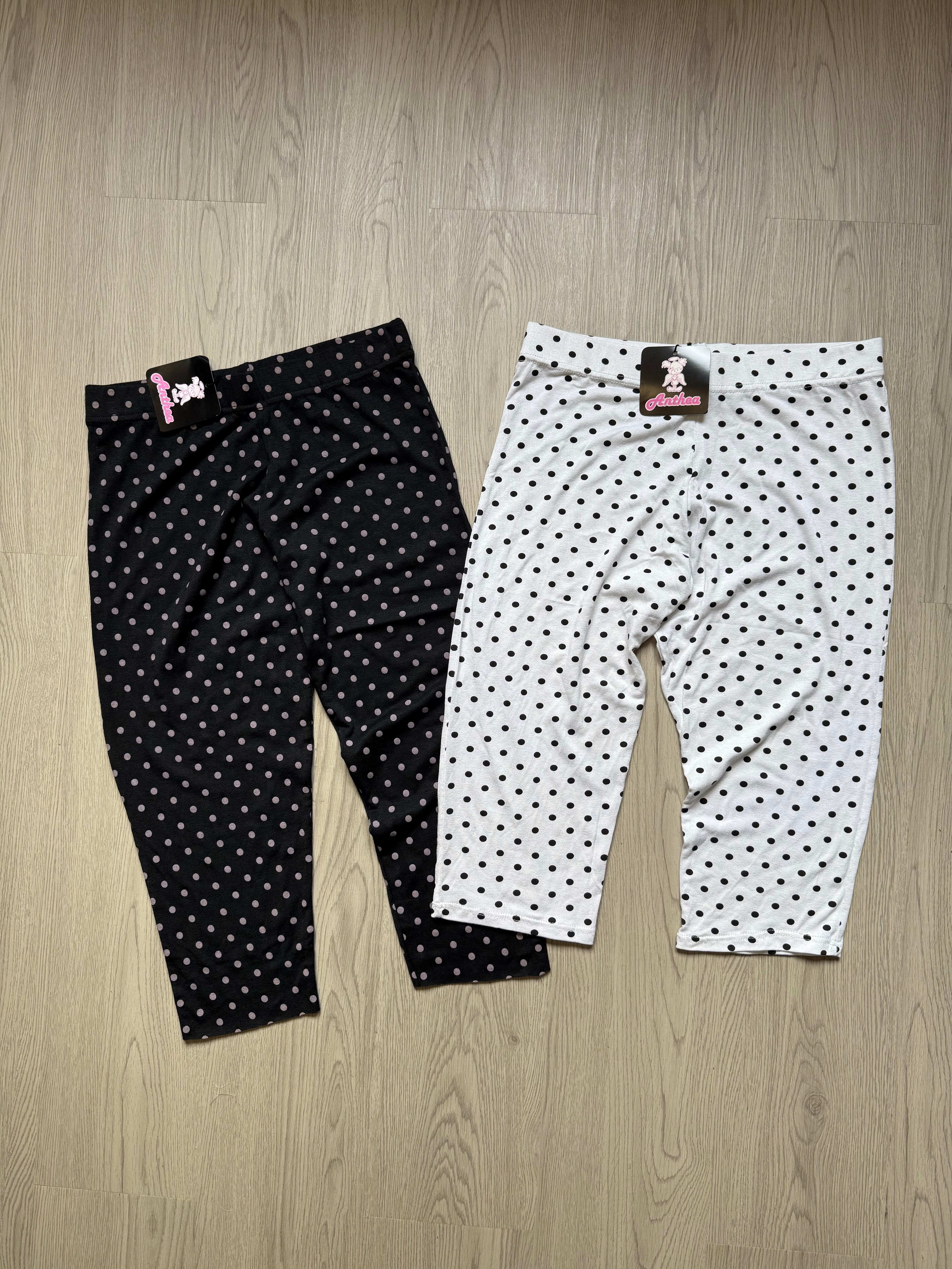 Polka dots low waist capri pants (S/M)