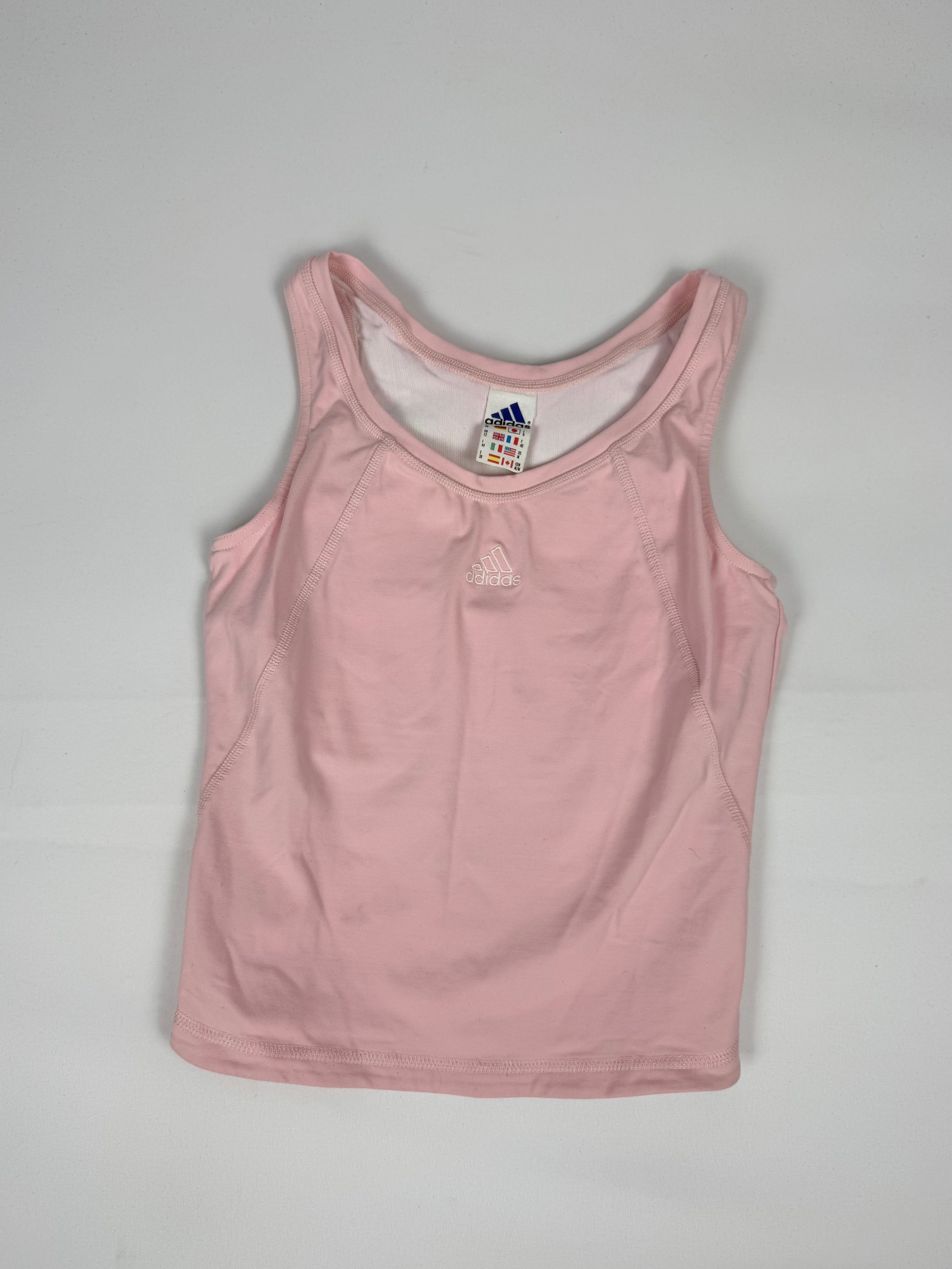 Baby pink activewear top (L)