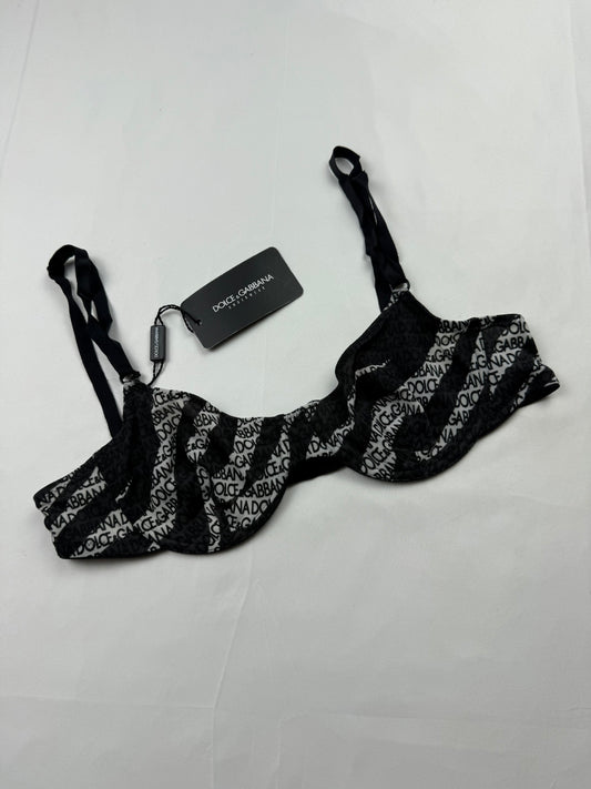 Black zebra lycra brand new bra