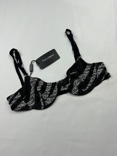 Black zebra lycra brand new bra