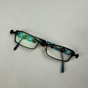 2000s office siren glasses (with prescription)