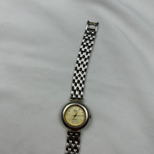 Vintage silver inox bracelet watch jewelry