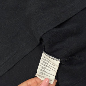 Black 100% cotton tee (S/M)