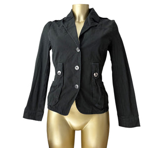 Black blazer office jacket (S)