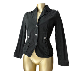 Black blazer office jacket (S)
