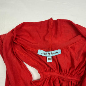 Red backless scarf top (S/M)