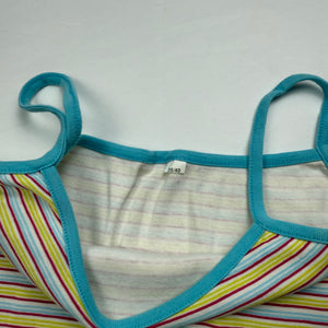 Yellow striped cotton cami top (M/L)