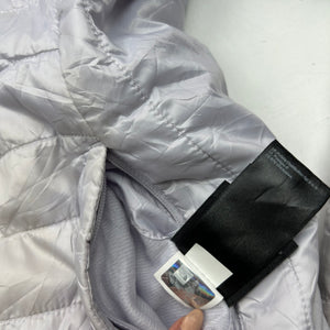 Lilac reversible puffer & fleece zip up sweatshirt (S/M)