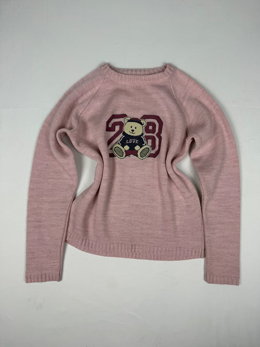 Baby pink logo jumper (M)