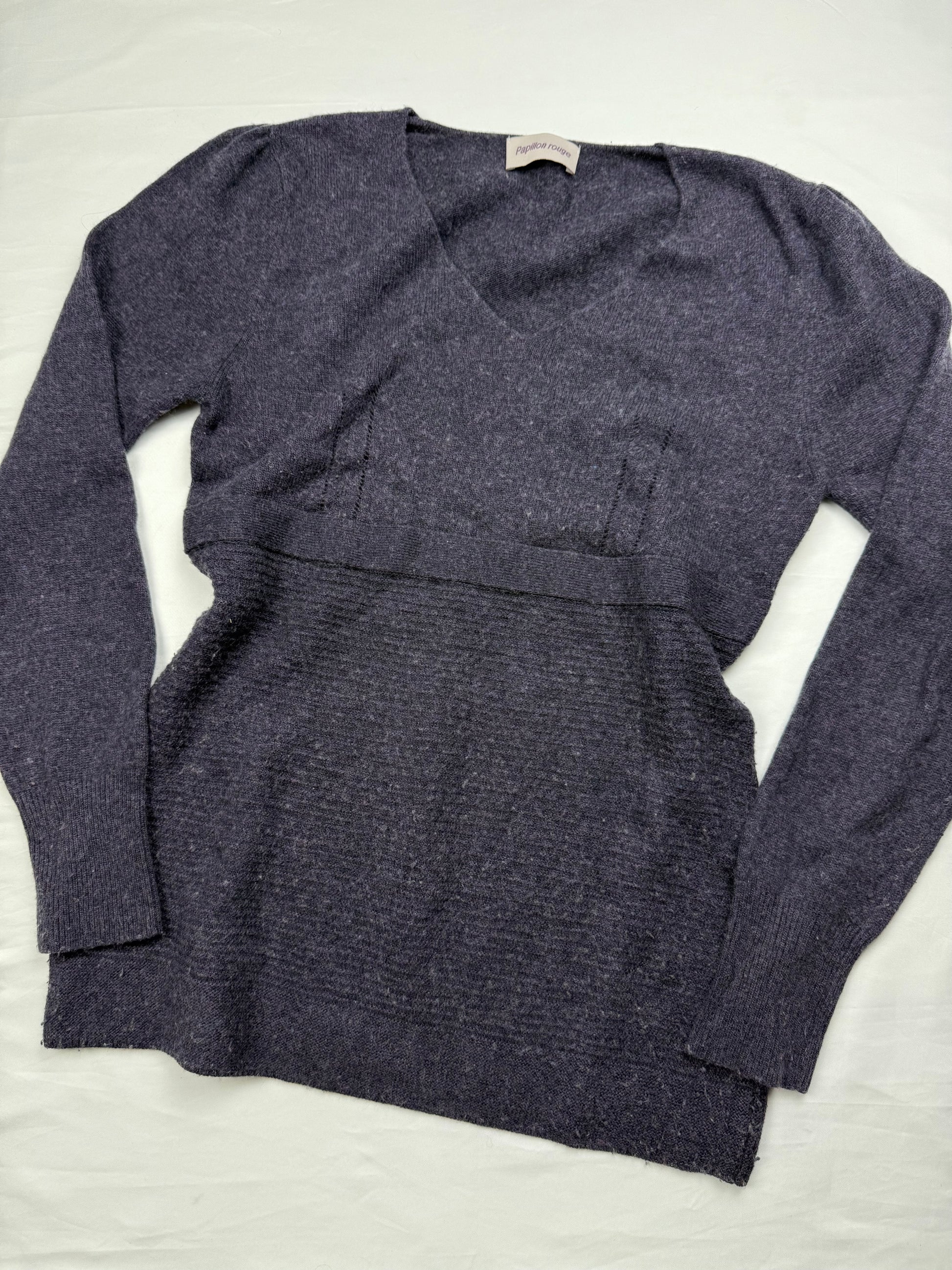 Purple wool  jumper (M/L)