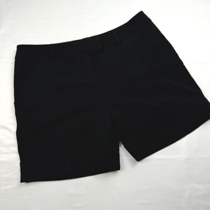 Black office low rise mini short (S)