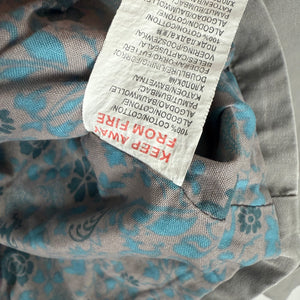 Khaki 100% cotton biker jacket (M)