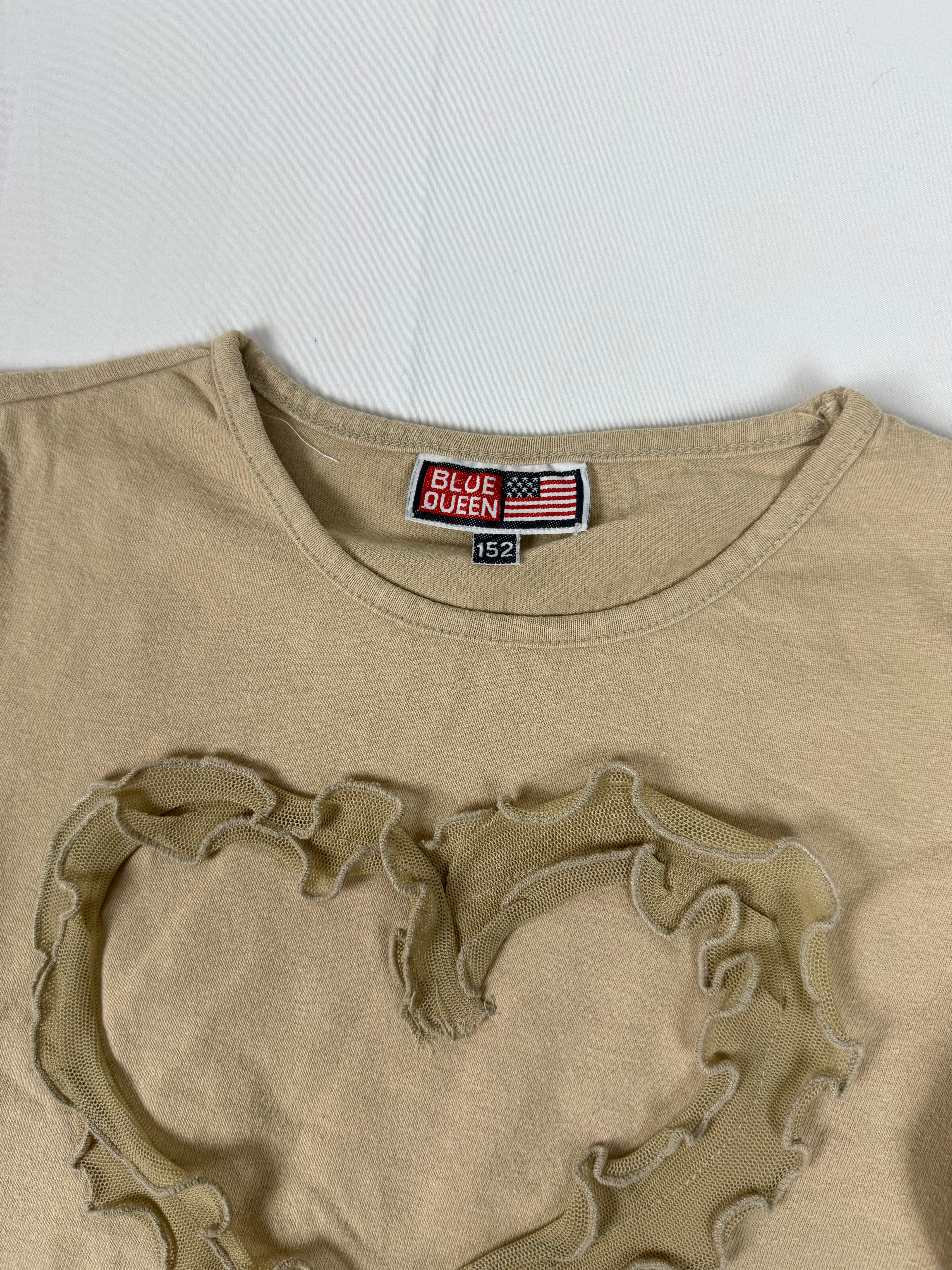 Beige long sleeves top (XS)