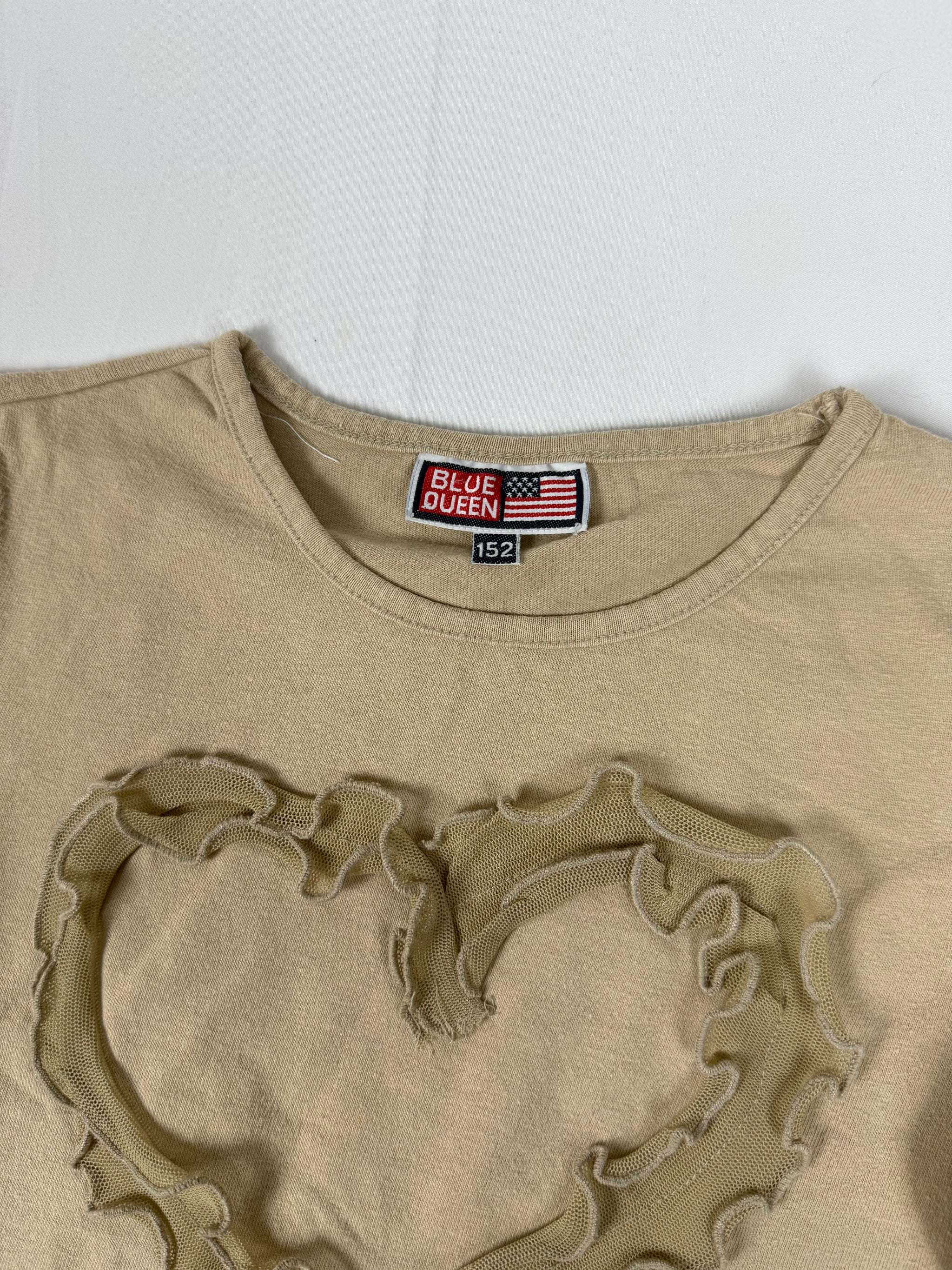 Beige long sleeves top (XS)