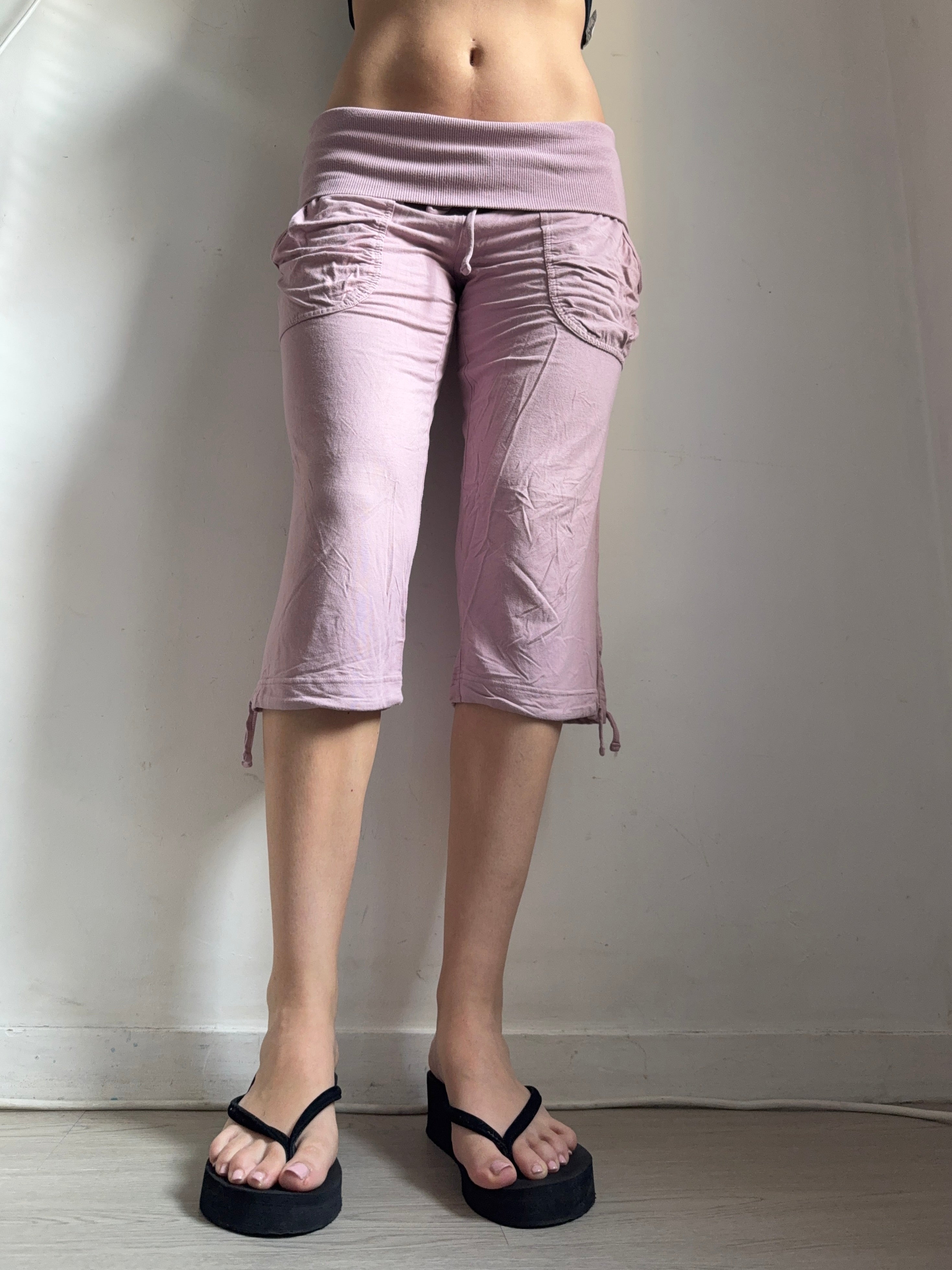 Pink activewear capri pants (S)