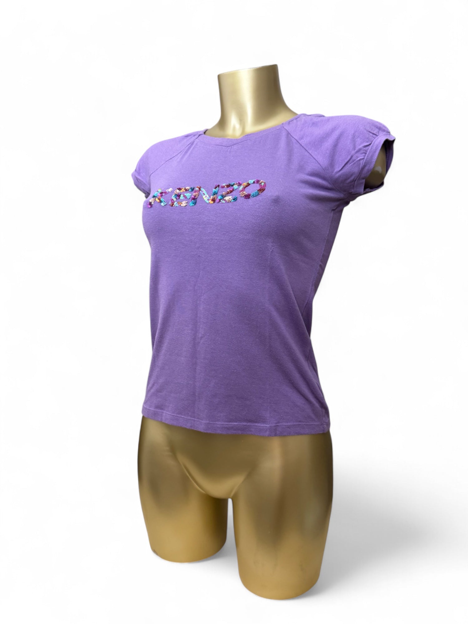 Purple logo tee (S/M)