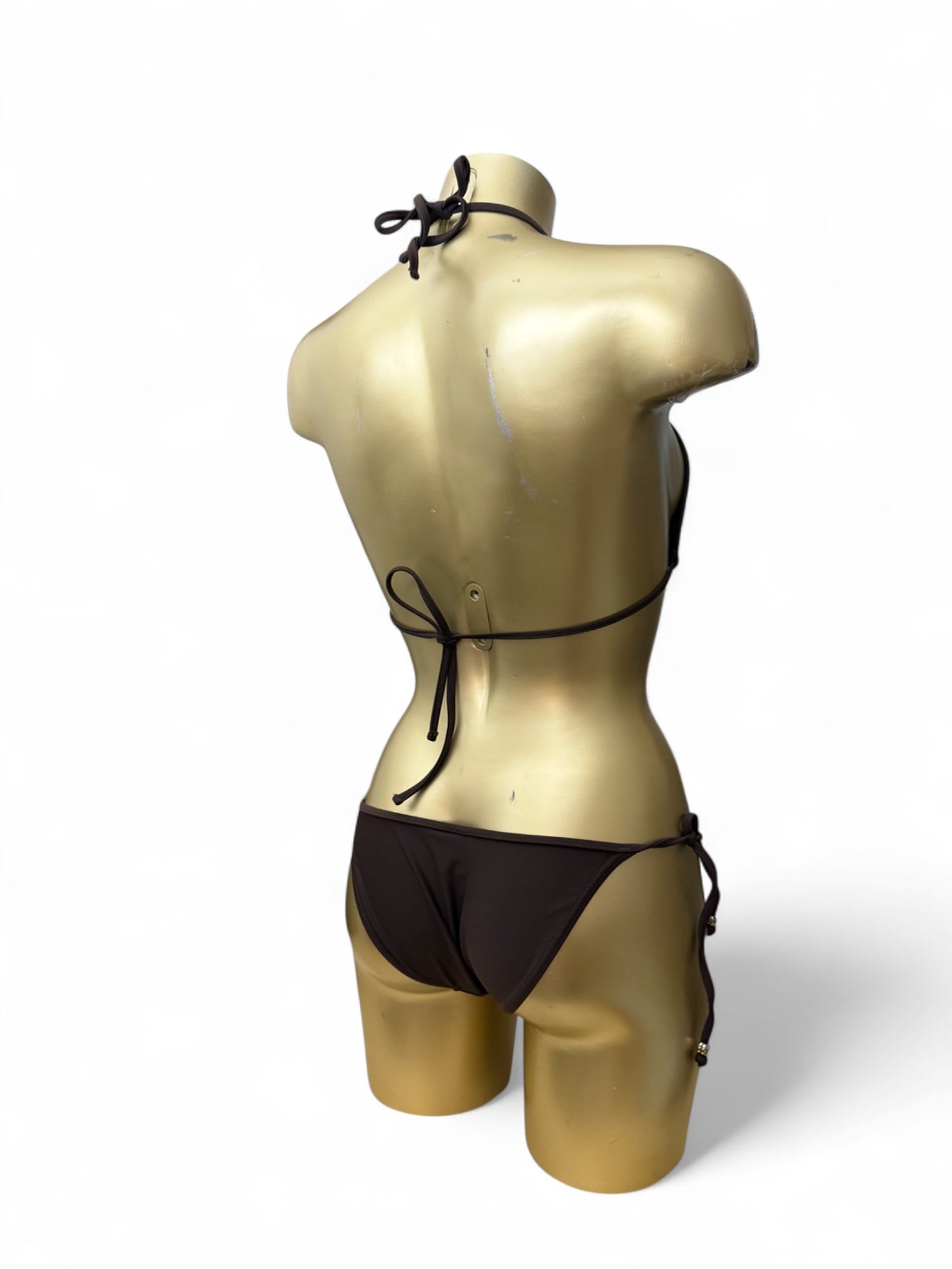 Brown pearls bikini set (XS/S)