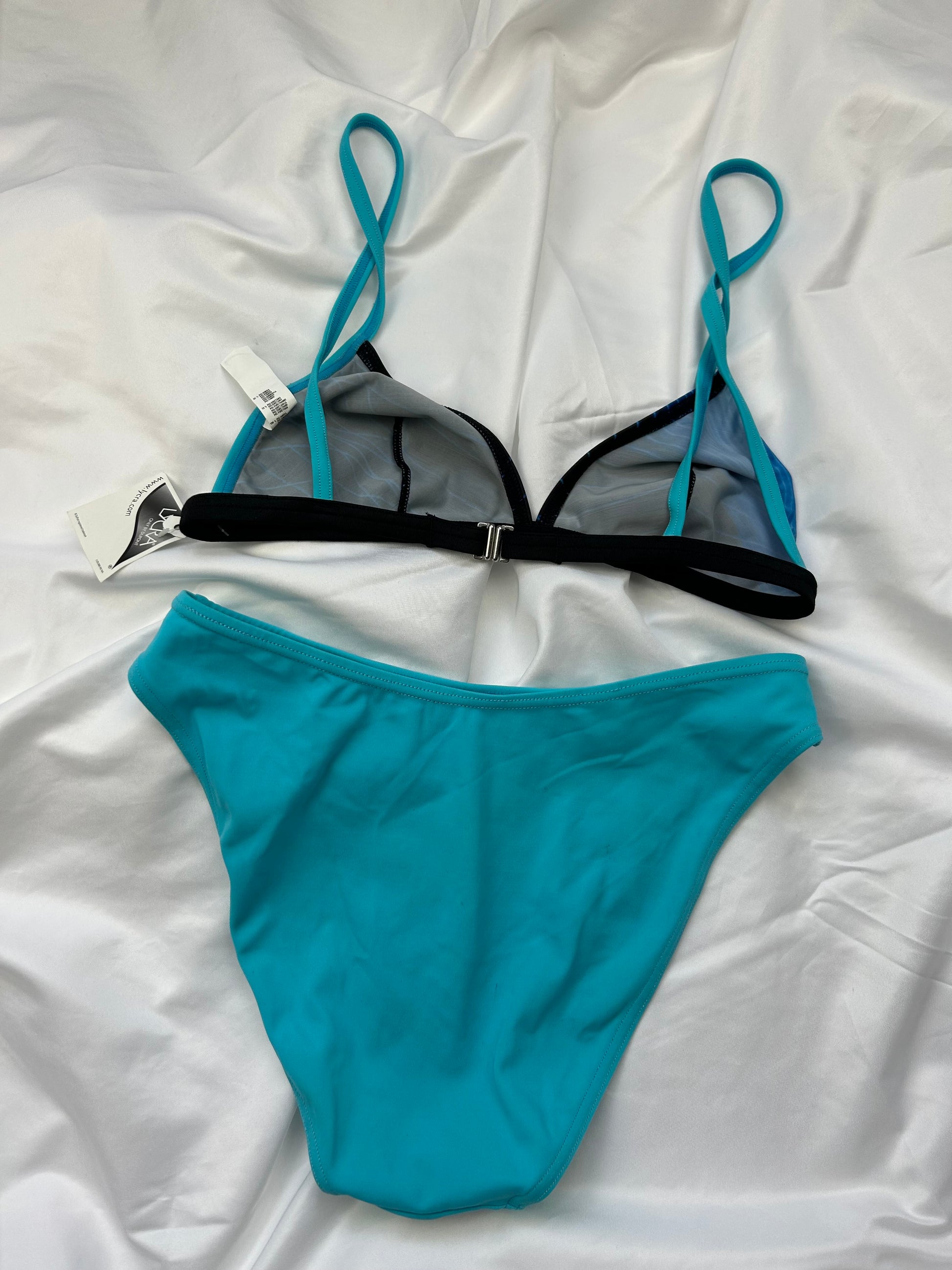 Blue swoosh logo brand new bikini set (S)