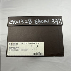 Brown monogram kitten heels mules (37.5)