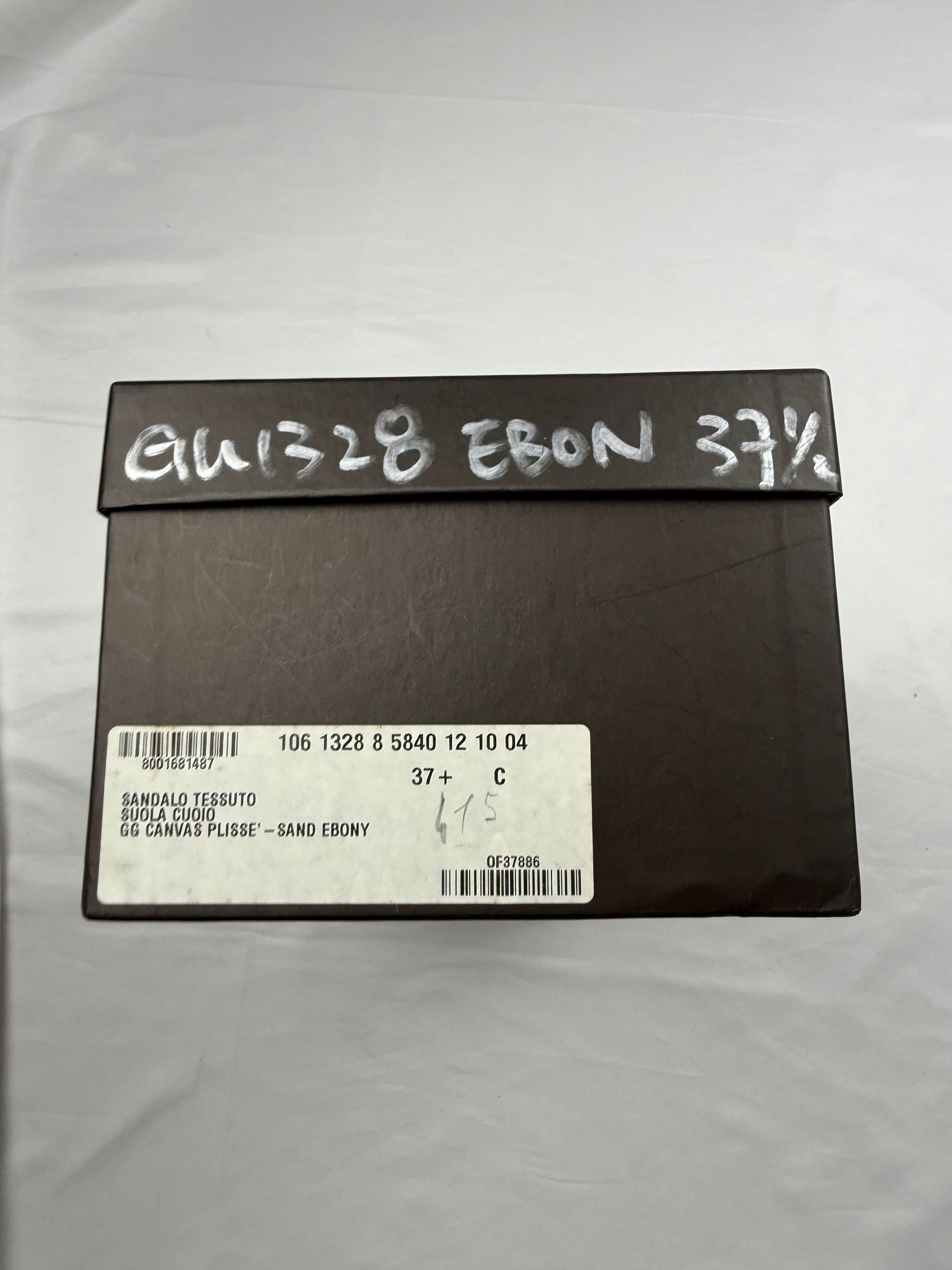 Brown monogram kitten heels mules (37.5)