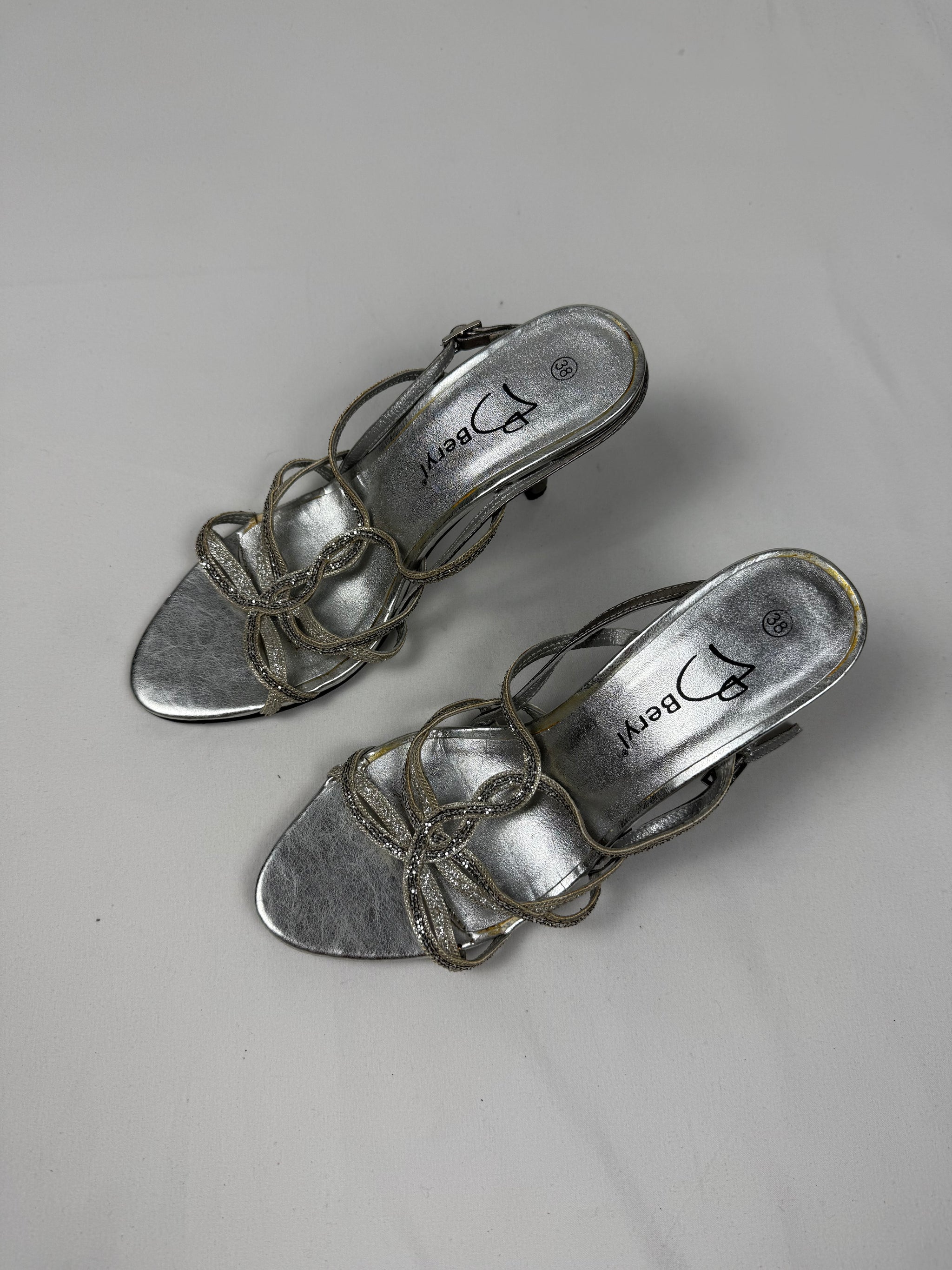 Silver rhinestones night out heels (38)