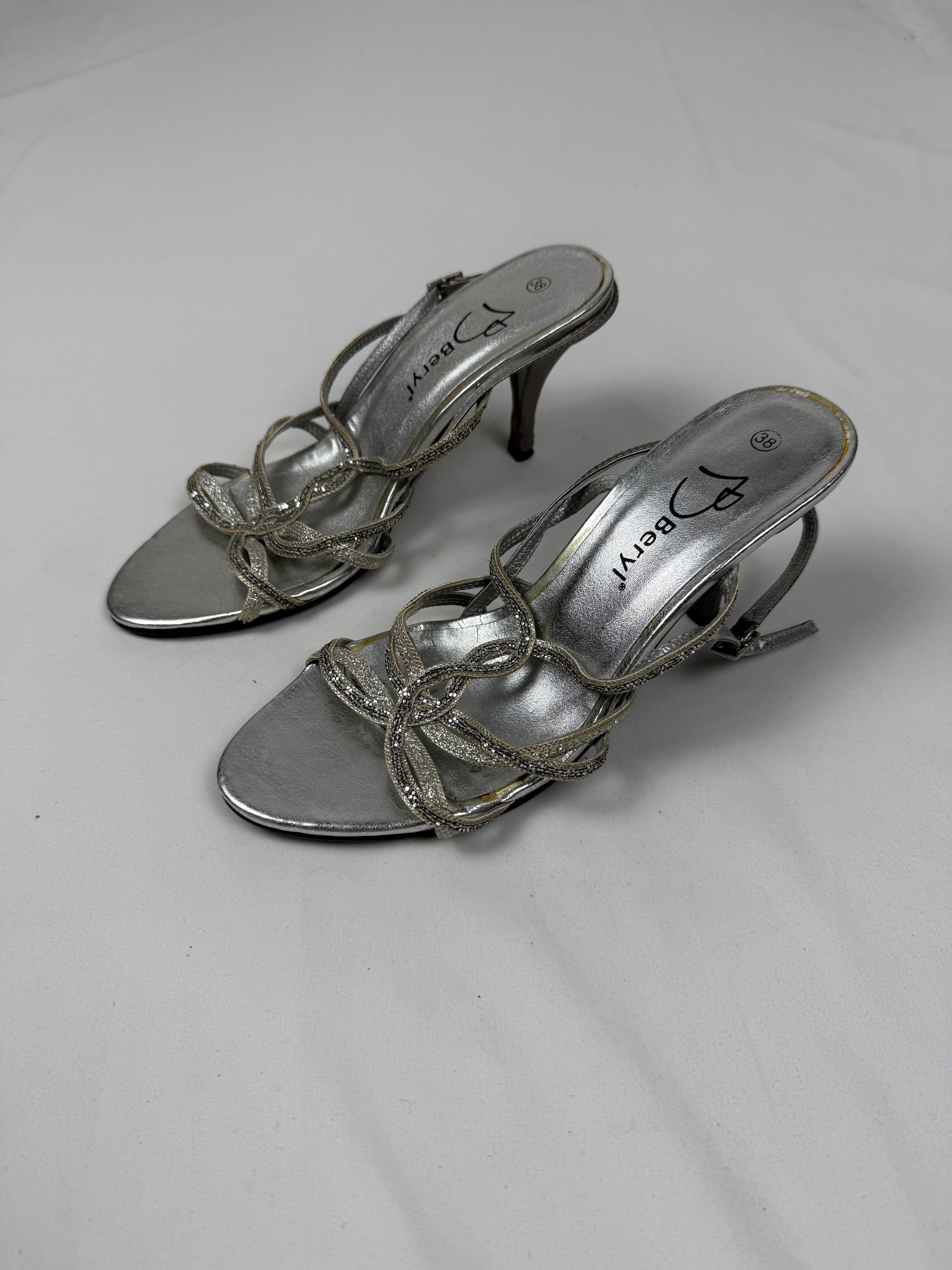 Silver rhinestones night out heels (38)