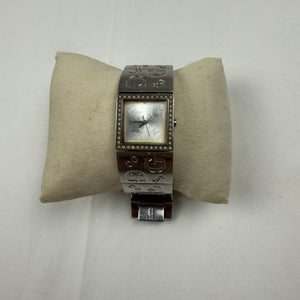 Vintage silver strass inox bracelet jewelry watch