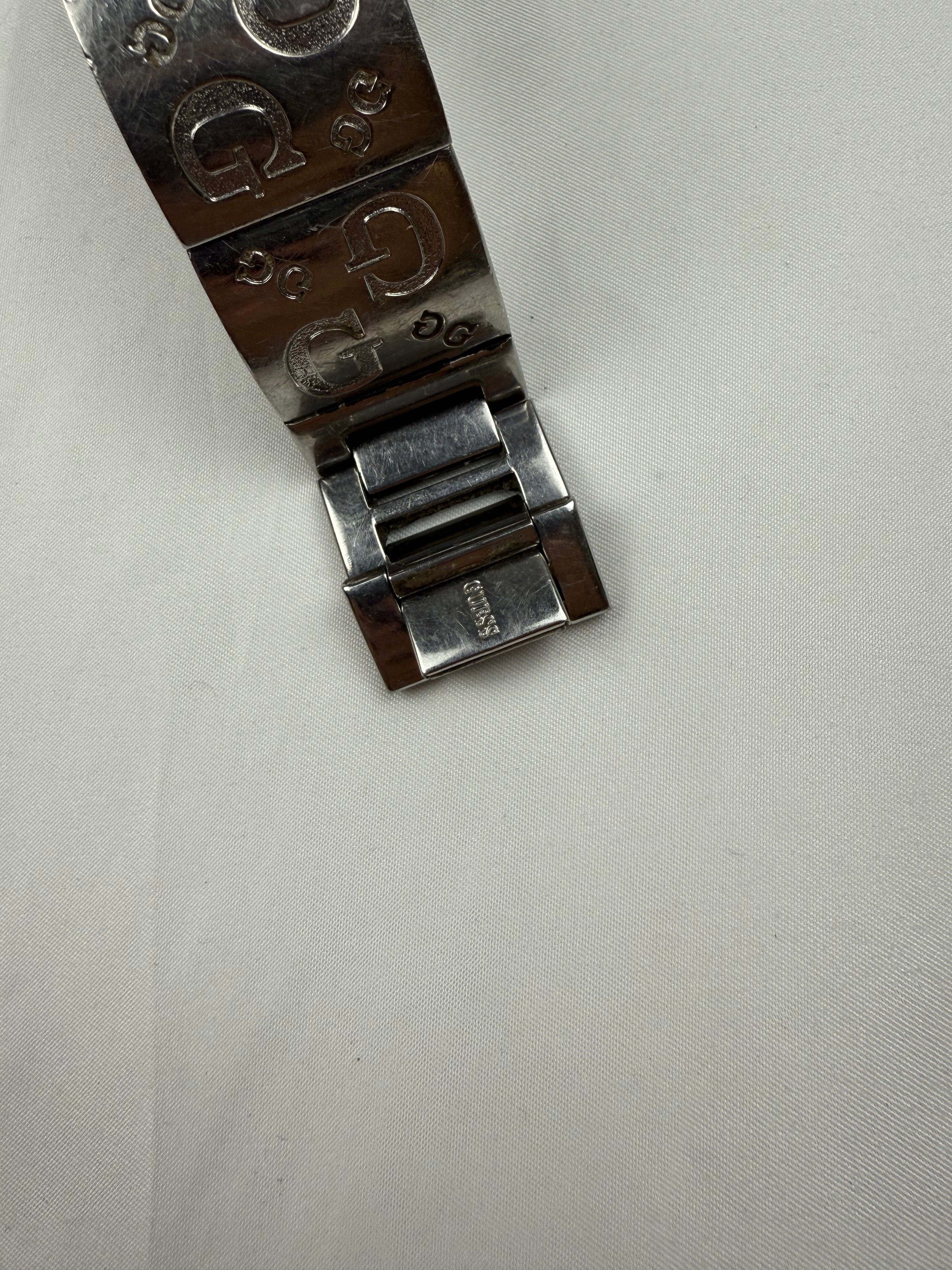 Vintage silver strass inox bracelet jewelry watch