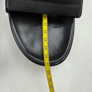 Black platform sandals shoes (40)