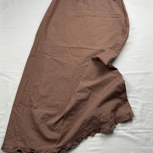 Brown 100% cotton maxi skirt (S)