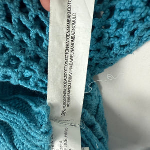 Blue fishnet jumper (S/M)