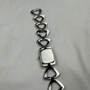 Vintage silver inox bracelet jewelry watch