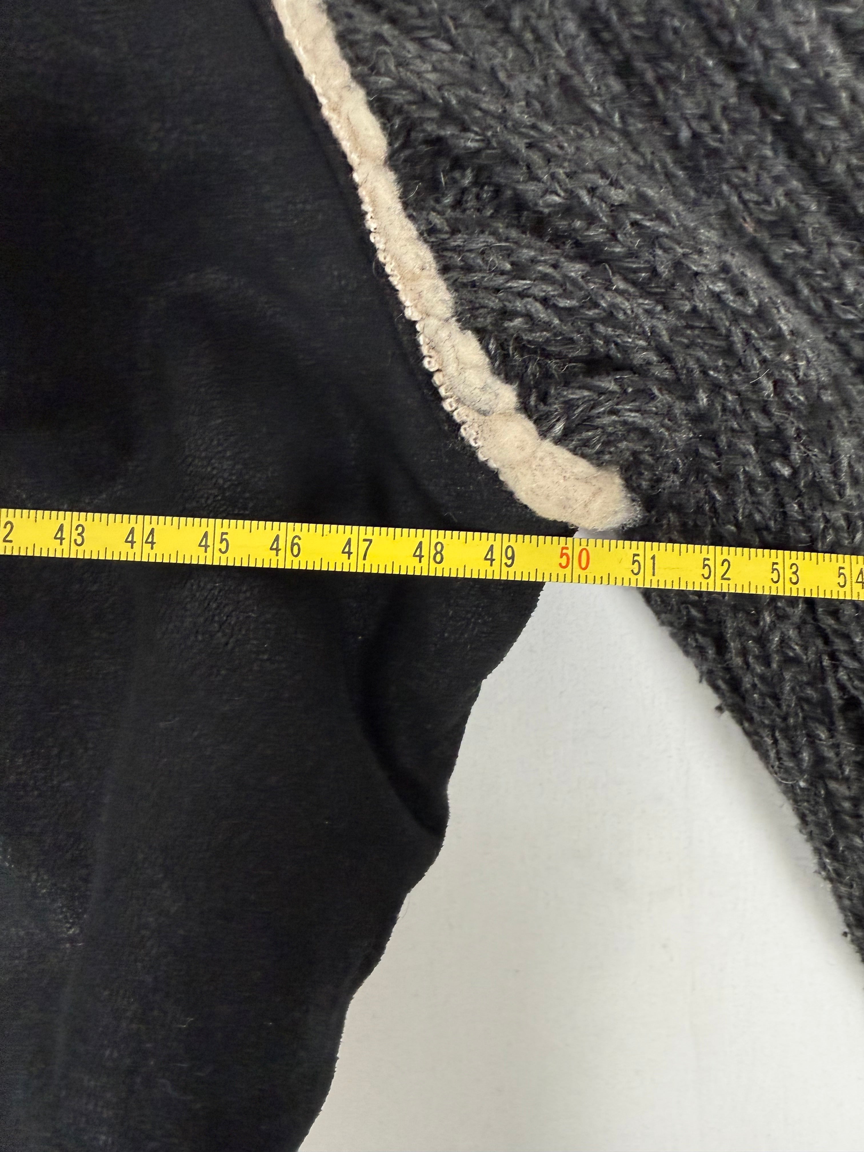 Grey bi fabric suede knit trench coat (M/L)