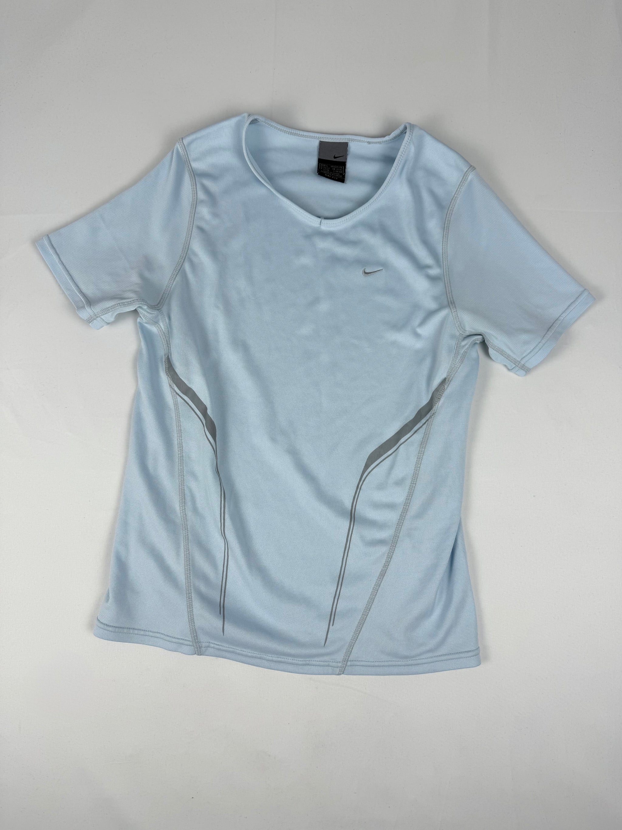 Baby blue activewear tight fit tee (XL)