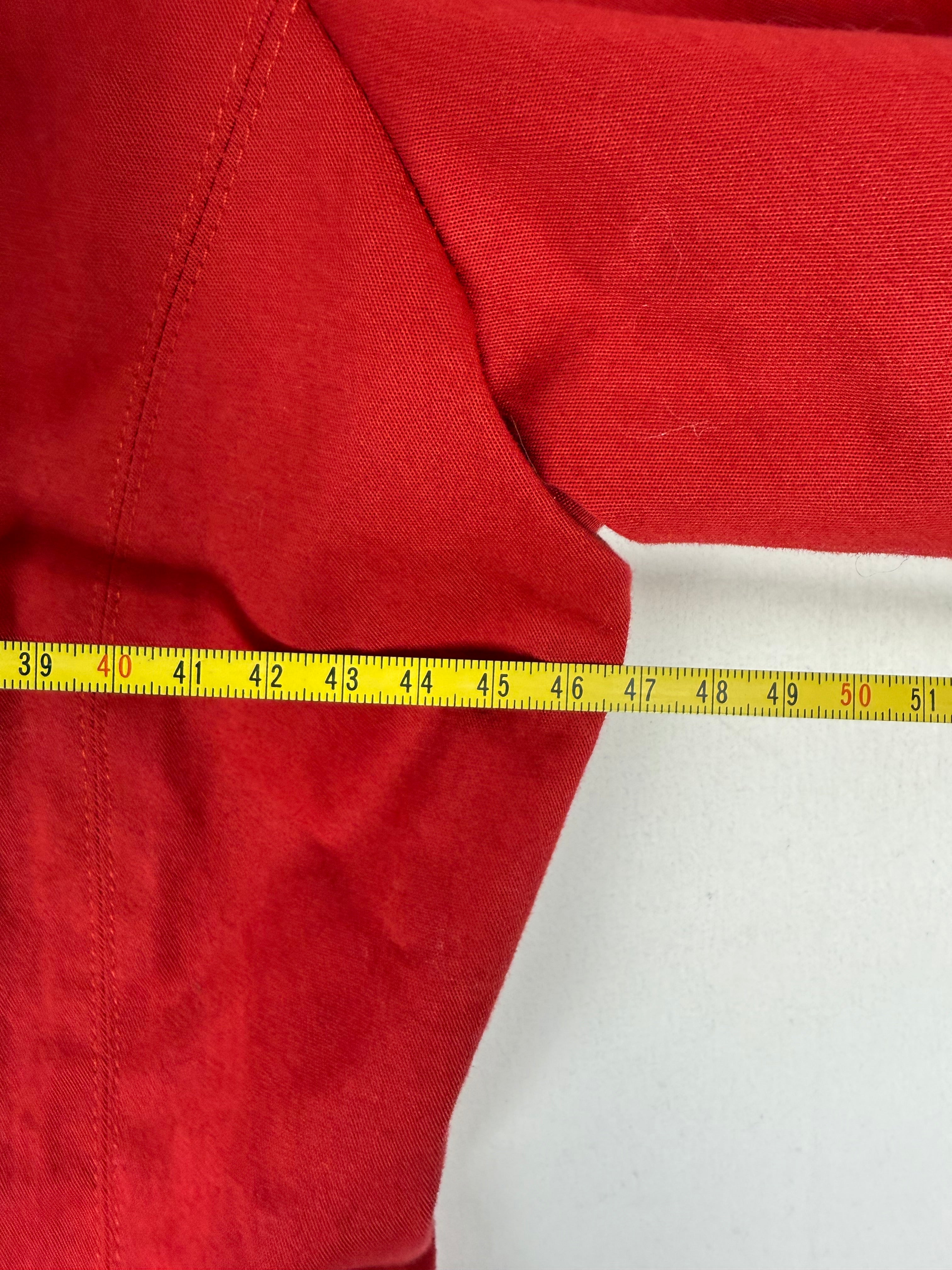 Red corset tight fit office blazer jacket (XL)