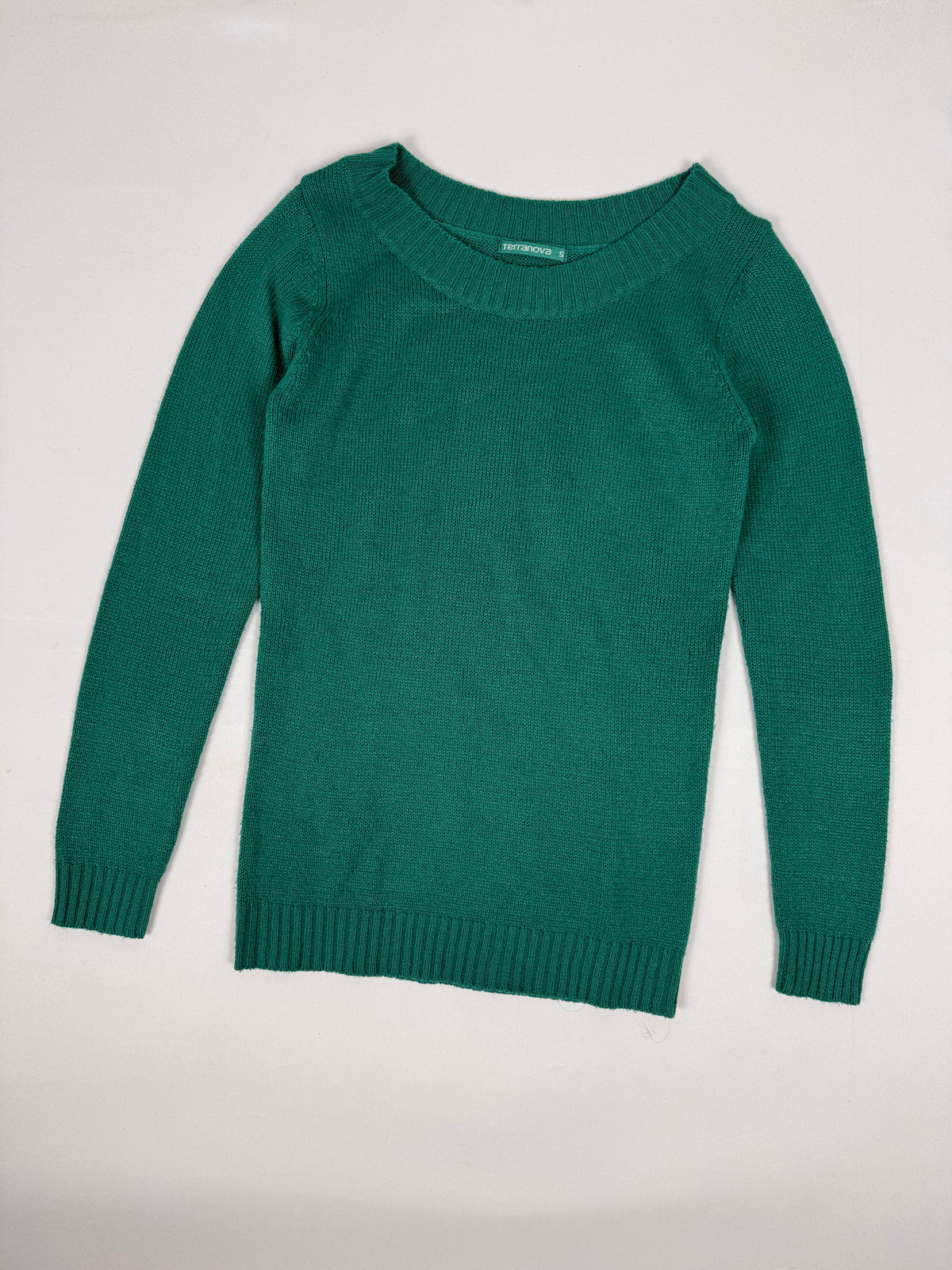 Pull vert ajusté (S)