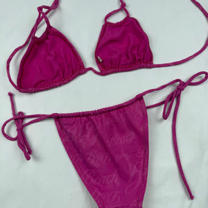 Pink glitters bikini set (S)