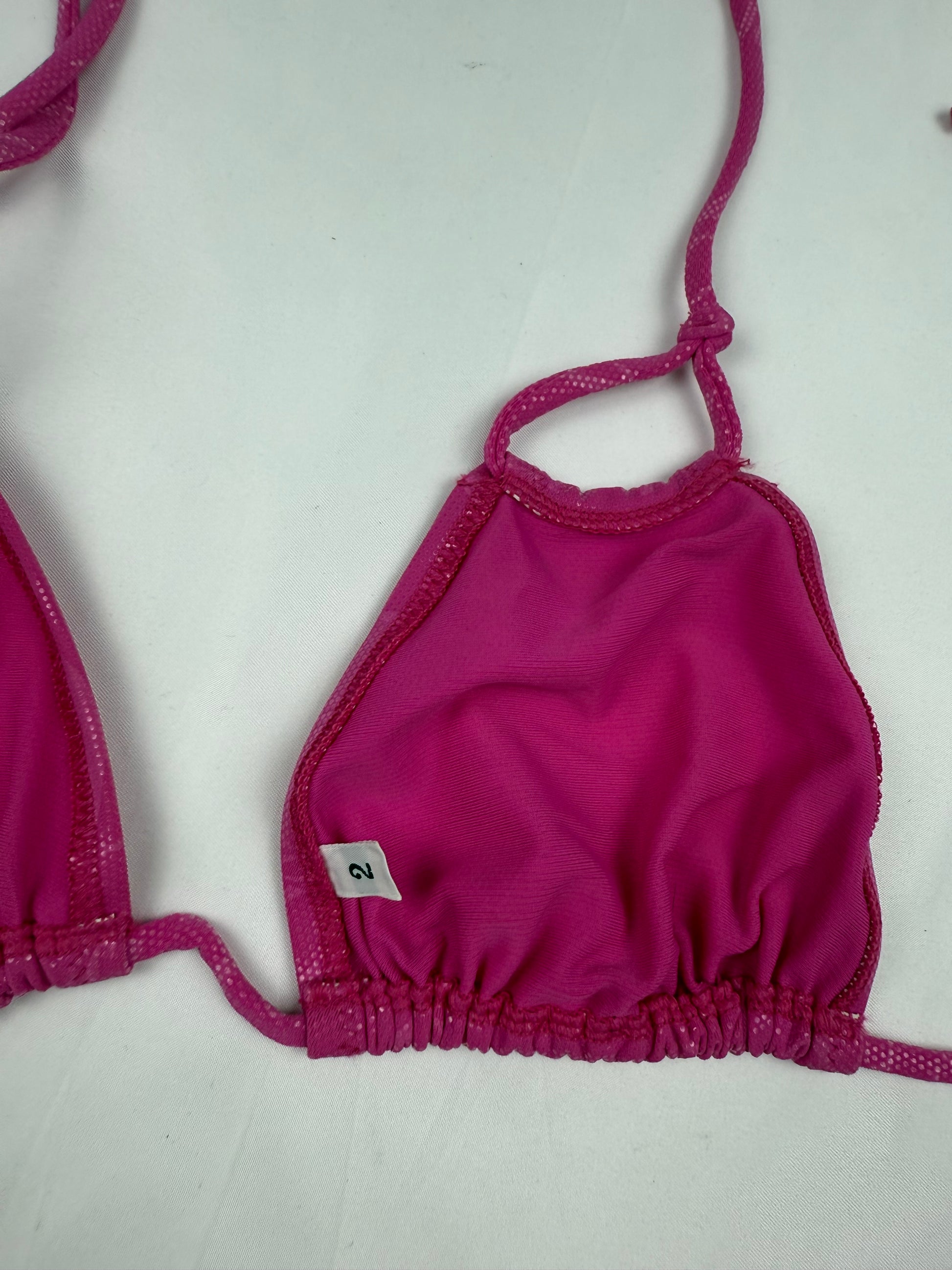 Pink glitters bikini set (S)