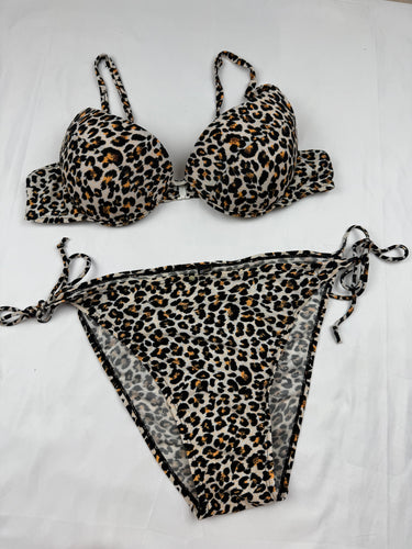 Brown panther bikini set (XL)